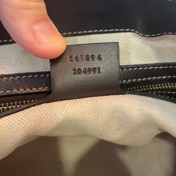 GUCCI GG Canvas Mayfair Convertible Tote w/ Strap - Picture 13 of 15